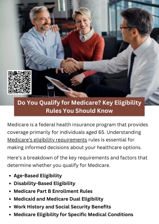 Do You Qualify for Medicare? Key Eligibility Rules You Should Know