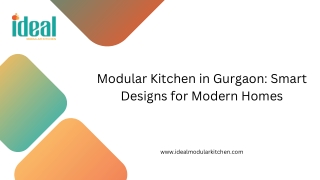 Modular Kitchen in Gurgaon Smart Designs for Modern Homes