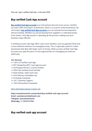 How can I get a verified Cash App  in this year 2025