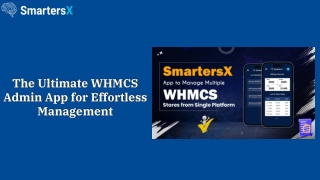 The Ultimate WHMCS Admin App for Effortless Management