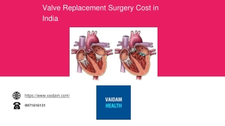 Valve Replacement Surgery Cost in India
