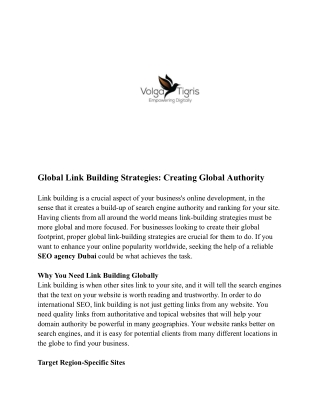 Global Link Building Strategies_ Creating Global Authority