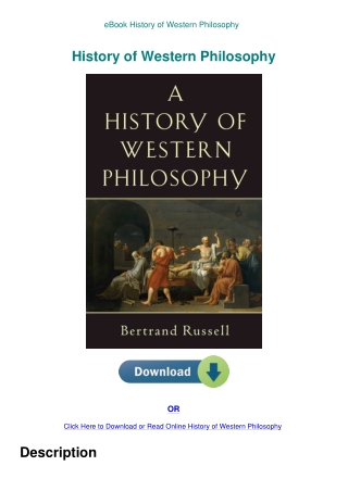 eBook History of Western Philosophy