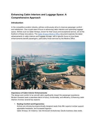 Qatar Airways Medina Office