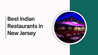 Best Indian Restaurants in New Jersey