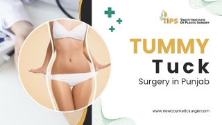 Tummy Tuck Surgery in Punjab | Get a Toned & Sculpted Look at TIPS