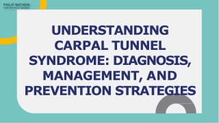 CARPAL TUNNEL SYNDROME