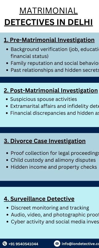 Matrimonial Detectives in Delhi
