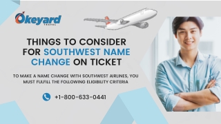 Things To Consider For Southwest Name Change On Ticket