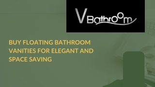 Buy Floating Bathroom Vanities For Elegant And Space Saving