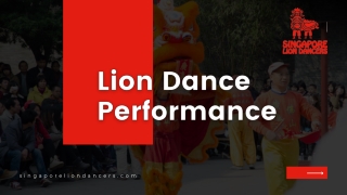Lion Dance Performance | Affordable Pricing for Dance Performance