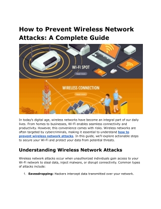 How to Prevent Wireless Network Attacks_ A Complete Guide