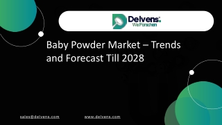 Baby Powder Market