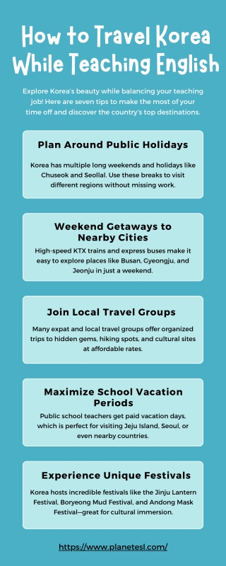 How to Travel Korea While Teaching English