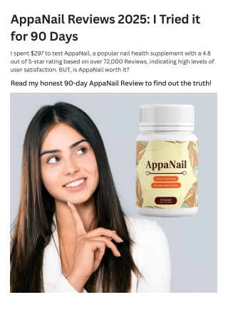 AppaNail Reviews 2025 : I Tried it for 90 Days — My Detailed Review!