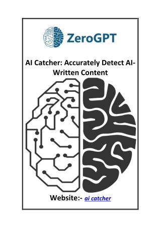 AI Catcher Accurately Detect AIWritten Content