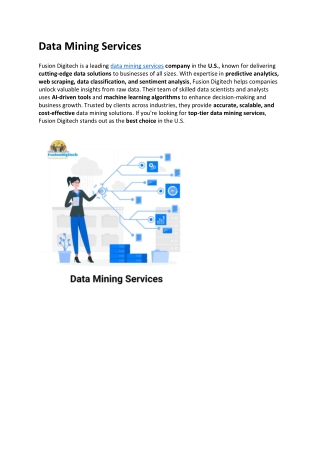 Data Mining Services