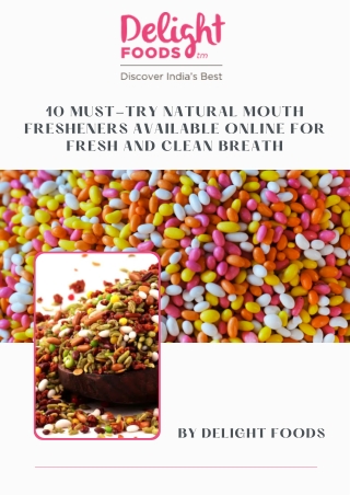 10 Must-Try Natural Mouth Fresheners Available Online for Fresh and Clean Breath
