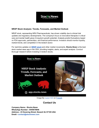 NRXP Stock Analysis_ Trends, Forecasts, and Market Outlook