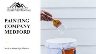 Professional Painting Company in Medford – Repairs & Paints