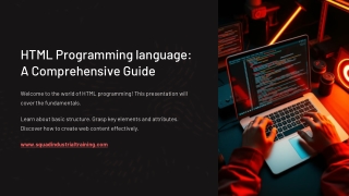 The Complete Guide to HTML Programming Language Keywords by Squad Industrial Tra
