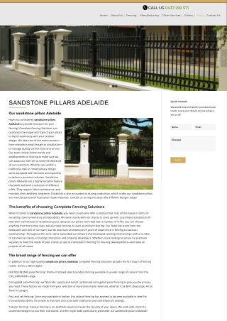 Sandstone Pillars Adelaide