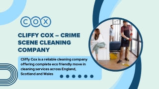 Trust Cliffy Cox Move In Cleaning Company for Best Results