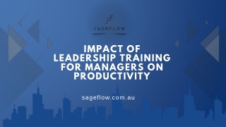 Leadership training for managers teaches to inspire and engage employees