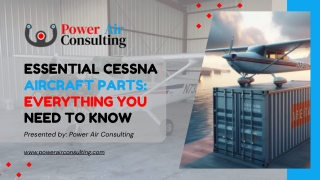 Essential Cessna Aircraft Parts Everything You Need To Know