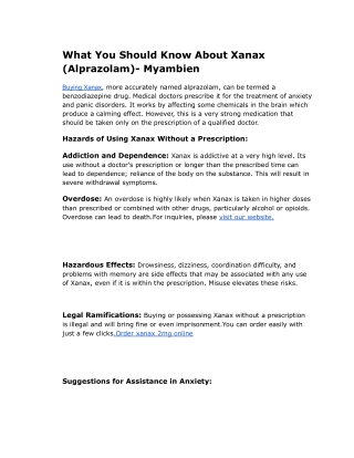 Xanax 2Mg Online