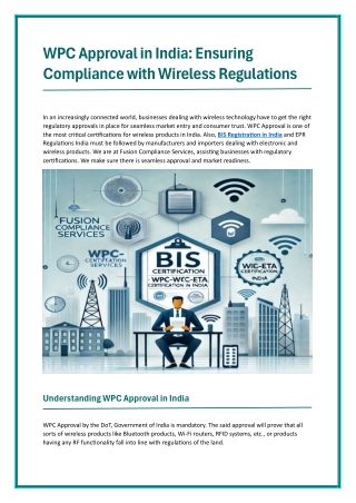 WPC Approval in India