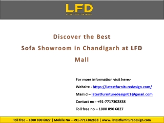 Sofa Showroom in Chandigarh
