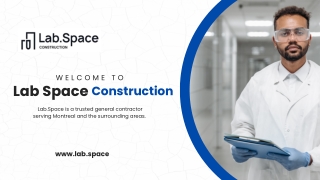 Turnkey Construction and Design Services for Your Project - Lab Space