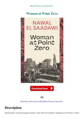 eBook Woman at Point Zero