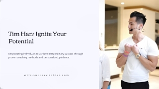 Discover Life Transformation with LMA Course Tim Han