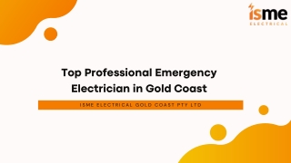 Top Professional Emergency Electrician in Gold Coast