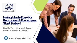 Hiring Made Easy for Recruiters & Employers – Start Today!