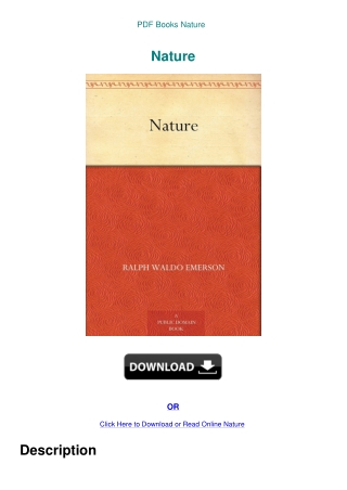 PDF Books Nature