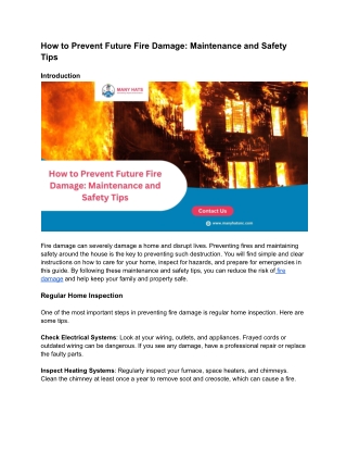 How to Prevent Future Fire Damage_ Maintenance and Safety Tips (1)