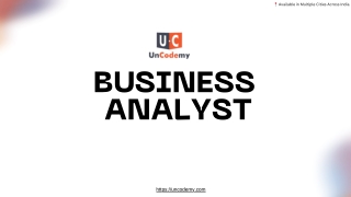 Business Analyst