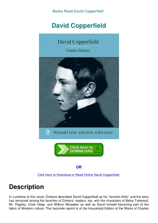 Books Read David Copperfield
