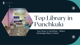 Top Library in Panchkula