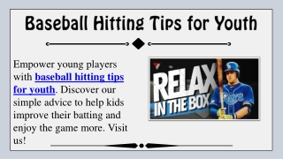 Baseball Hitting Tips for Youth