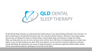 QLDDentalSleepTherapy