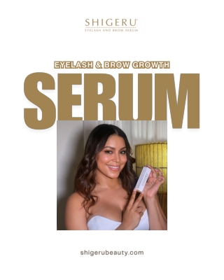 Eyelash & Brow growth serum- Shigeru beauty