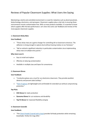 cleanroom suplies cleanroom products