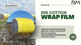 Durable Cotton Bale Wrap for Sale – RM Cotton Bale Wrap