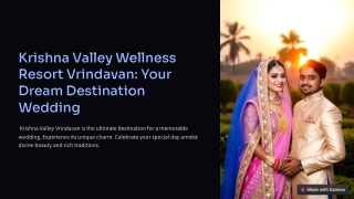 Destination Wedding Venues in Vrindavan