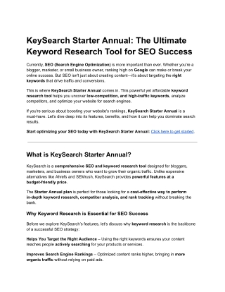 KeySearch Starter Annual_ The Ultimate Keyword Research Tool for SEO Success