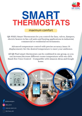Smart Thermostats - QR-PIXEL